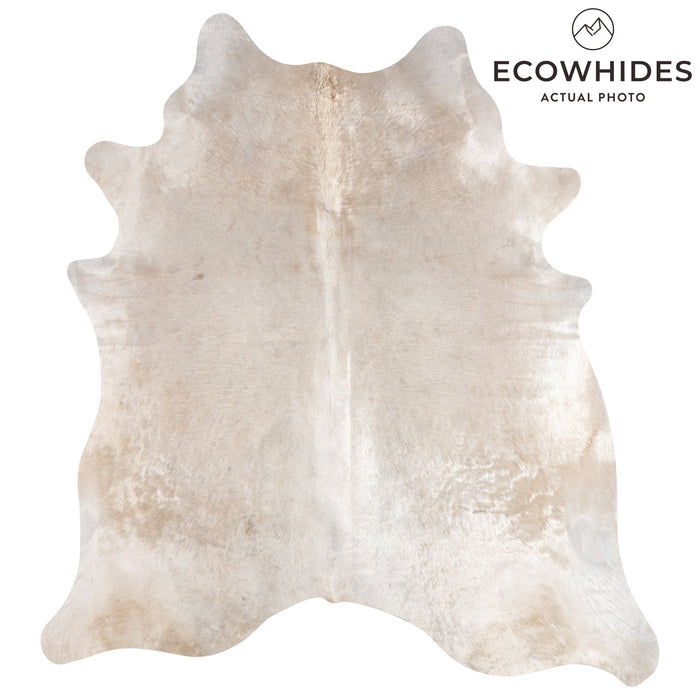 Brazilian Champagne Cowhide Rug Size 8'3" L x 7'0" W 3226