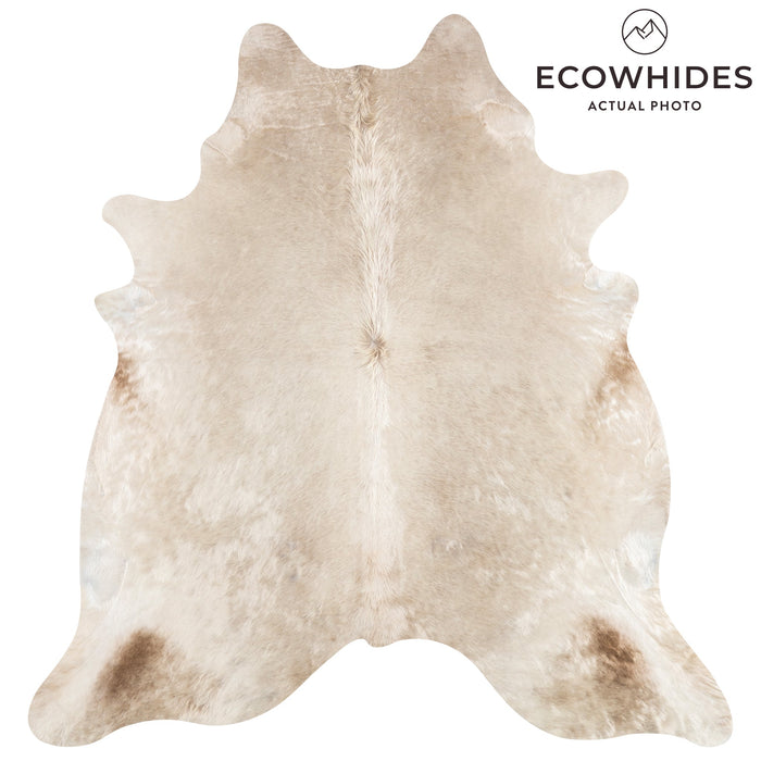 Brazilian Champagne Cowhide Rug Size 8'0" L x 7'3" W 3227