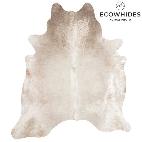 Brazilian Champagne Cowhide Rug Size 8'3" L x 7'1" W 3229