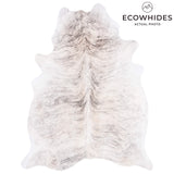Brazilian Light Grey Brindle Cowhide Rug Size 7'1" L x 5'6" W 3406