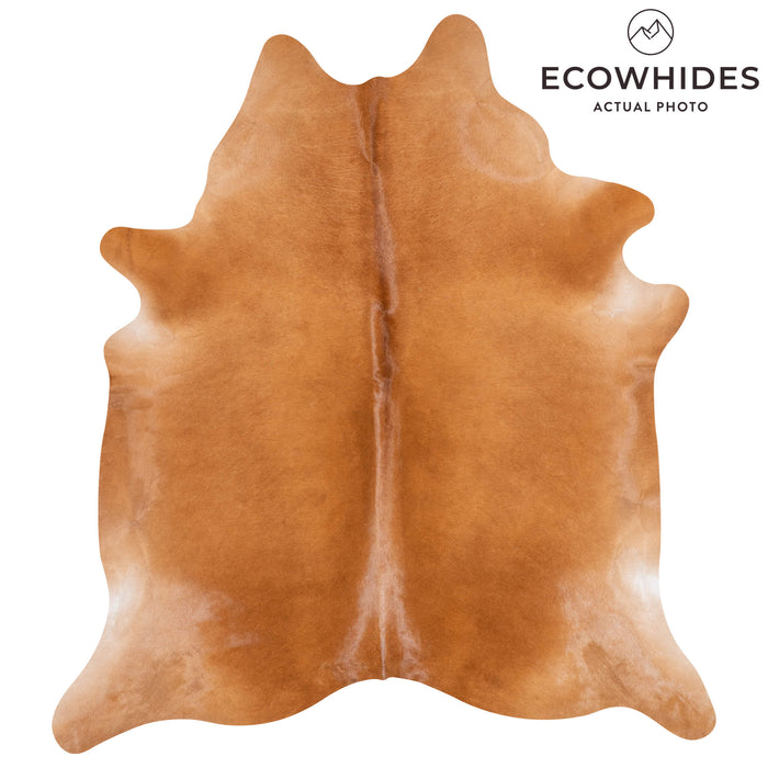 Brazilian Brown Cowhide Rug Size 7'2" L x 6'6" W 3433