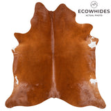 Brazilian Brown Cowhide Rug Size 7'10" L x 7'4" W 3435