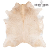 Brazilian Champagne Cowhide Rug Size 6'9" L x 6'4" W 3465