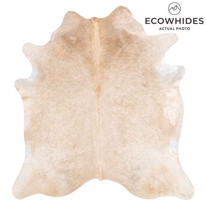 Brazilian Champagne Cowhide Rug Size 6'9" L x 6'4" W 3465
