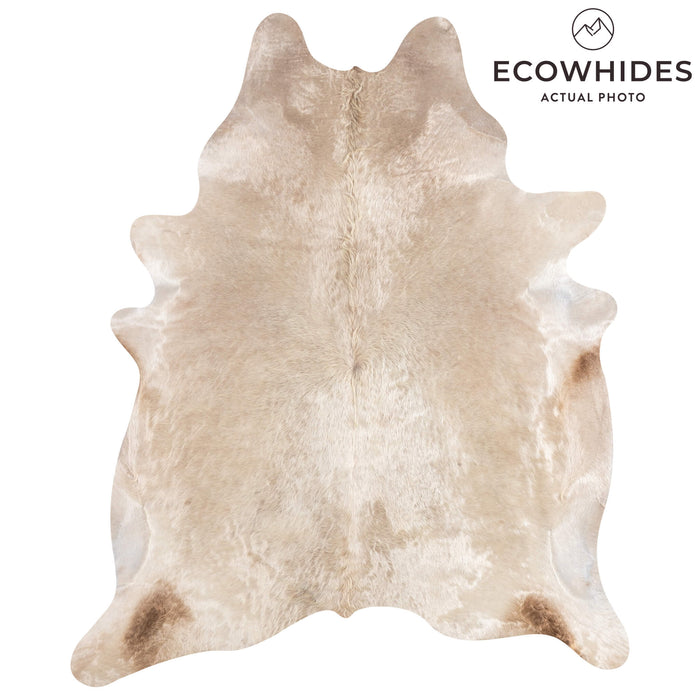 Brazilian Champagne Cowhide Rug Size 7'9" L x 6'4" W 3468
