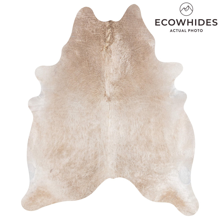 Brazilian Champagne Cowhide Rug Size 7'6" L x 6'4" W 3471