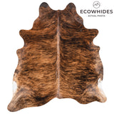 Brazilian Brindle Cowhide Rug Size 6'9" L x 5'11" W 3515