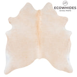 Brazilian Beige Cowhide Rug Size 6'6" L x 6'2" W 3529
