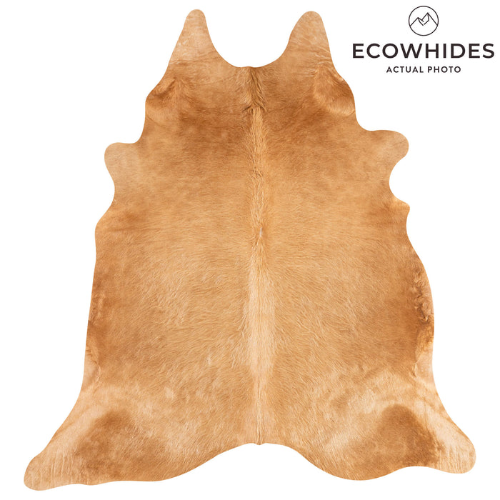 Brazilian Beige Cowhide Rug Size 7'0" L x 6'4" W 3531