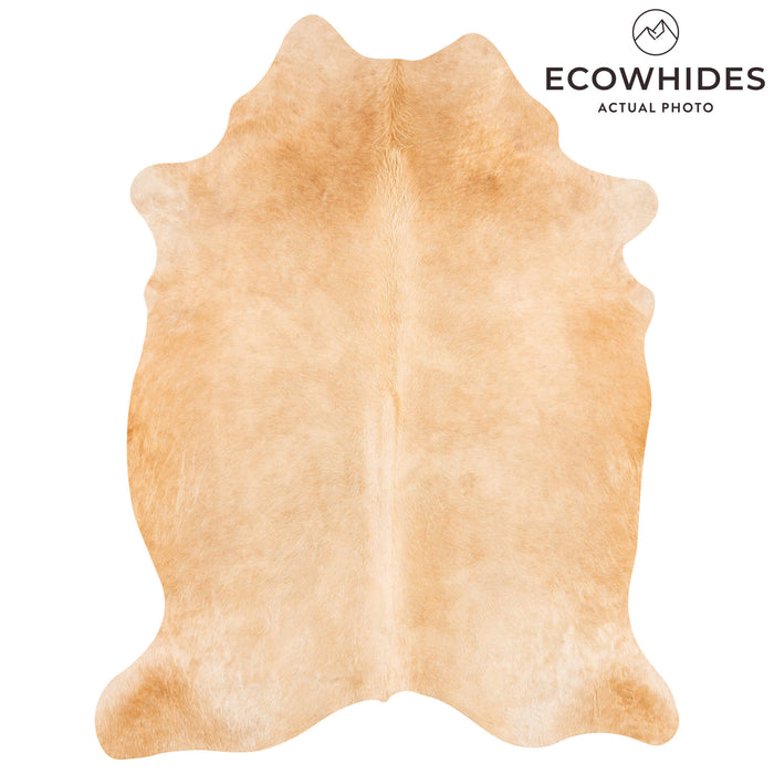 Brazilian Beige Cowhide Rug Size 6'9" L x 5'3" W 3539