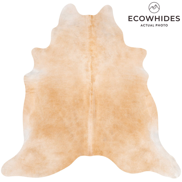 Brazilian Beige Cowhide Rug Size 7'2" L x 7'2" W 3543