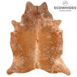 Brazilian Brown Cowhide Rug Size 7'10" L x 6'7" W 3623