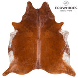 Brazilian Brown Cowhide Rug Size 8'6" L x 7'11" W 3624