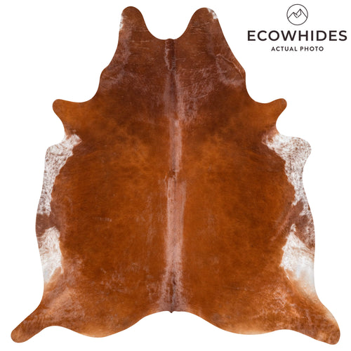 Brazilian Brown Cowhide Rug Size 8'6" L x 7'11" W 3624