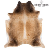 Brazilian Mahogany Cowhide Rug Size 7'6" L x 6'4" W 3627