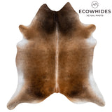 Brazilian Mahogany Cowhide Rug Size 8'2" L x 7'1" W 3640