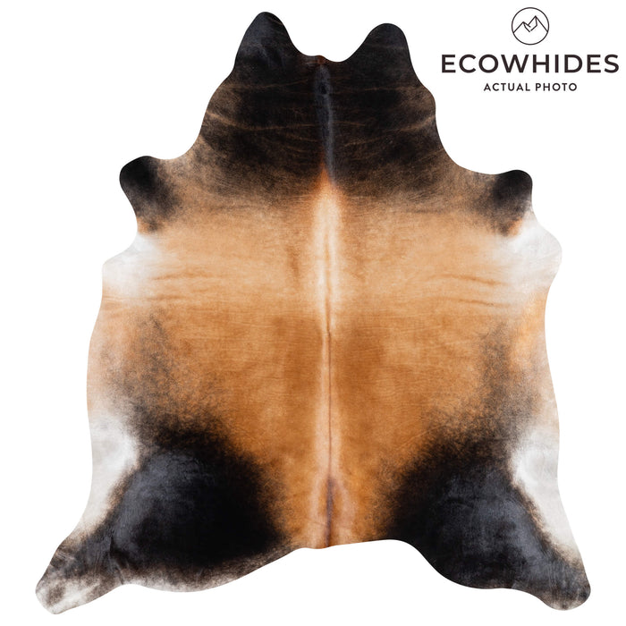 Brazilian Mahogany Cowhide Rug Size 7'9" L x 6'11" W 3659
