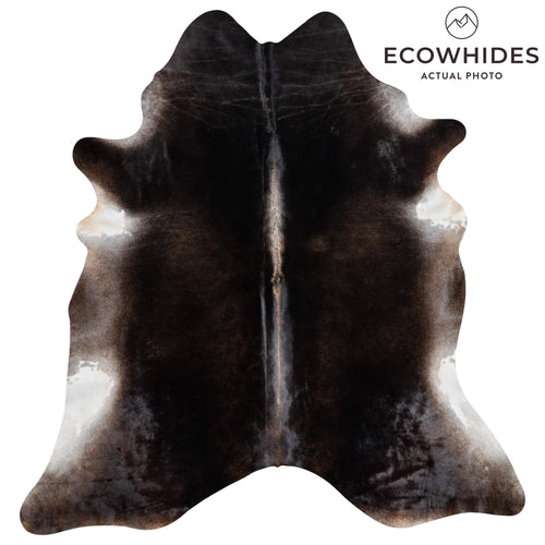 Brazilian Mahogany Cowhide Rug Size 7'11" L x 7'4" W 3676
