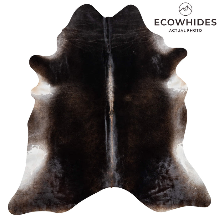 Brazilian Mahogany Cowhide Rug Size 7'11" L x 7'4" W 3676