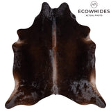 Brazilian Mahogany Cowhide Rug Size 7'10" L x 7'1" W 3688