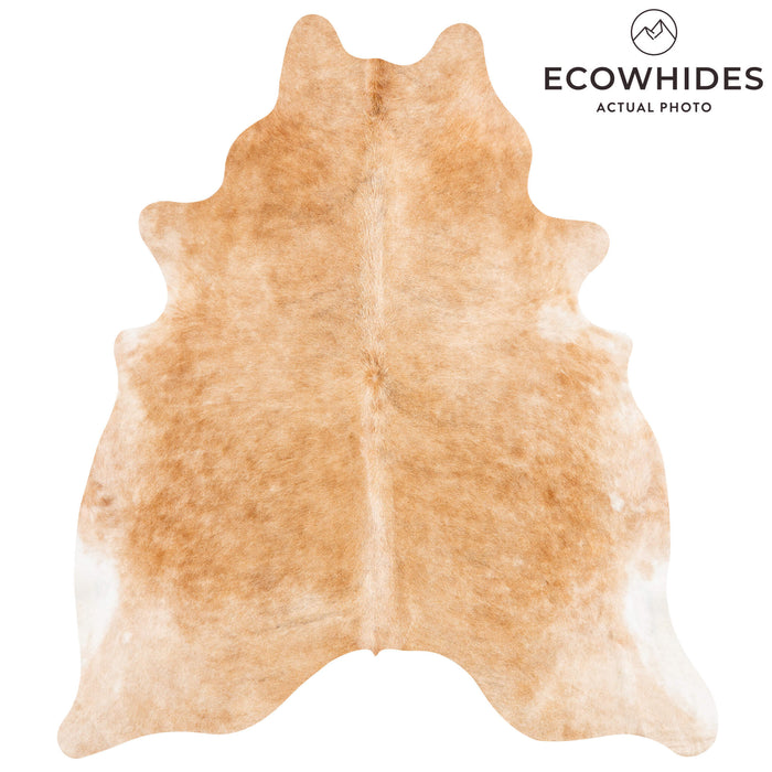 Brazilian Beige Cowhide Rug Size 7'9" L x 6'9" W 3699
