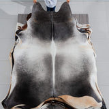Brazilian Grey Cowhide Rug Size 8'1" L x 6'8" W 3755