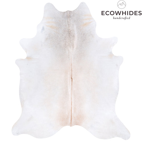 Brazilian Grey Palomino Cowhide Rug Size 7'8" L x 6'8" W 4518