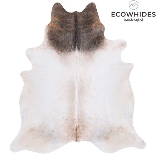 Brazilian Grey Palomino Cowhide Rug Size 7'9" L x 7'1" W 4523