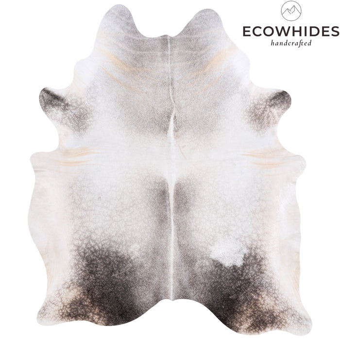 Brazilian Grey Palomino Cowhide Rug Size 7'6" L x 6'3" W 4597