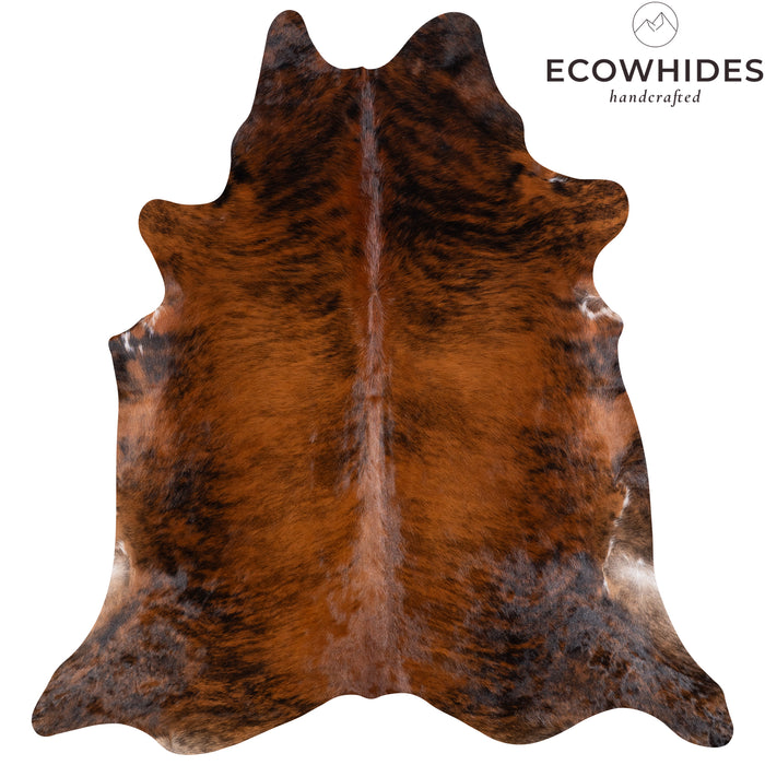 Brazilian Brindle Cowhide Rug Size 6'11" L x 6'7" W 4641