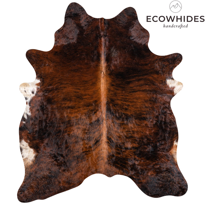 Brazilian Brindle Cowhide Rug Size 7'1" L x 6'1" W 4657