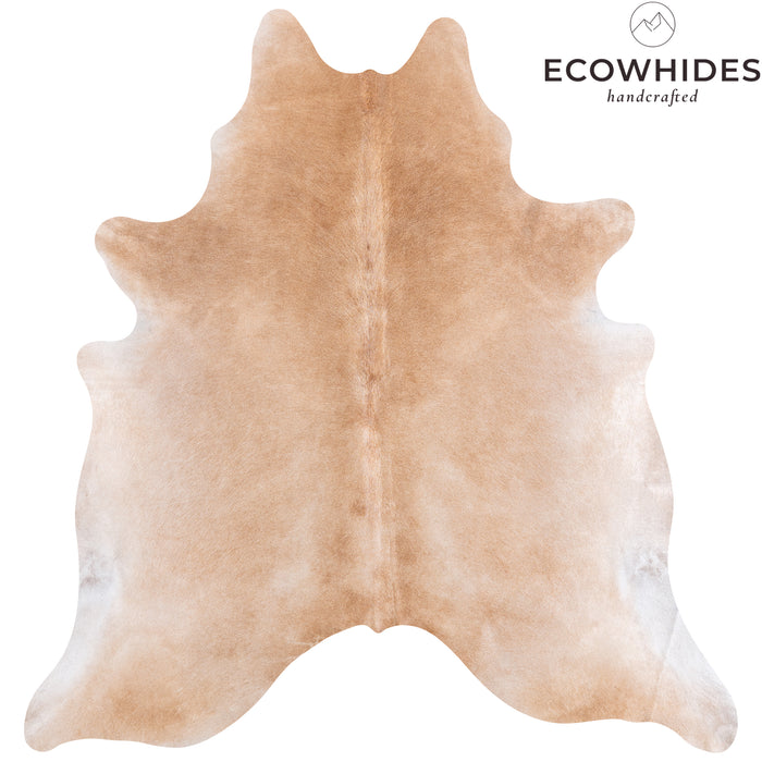 Brazilian Beige Cowhide Rug Size 7'0" L x 6'8" W 4690