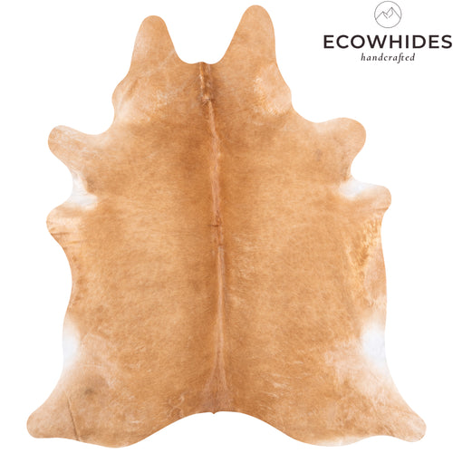 Brazilian Beige Cowhide Rug Size 7'1" L x 6'5" W 4700