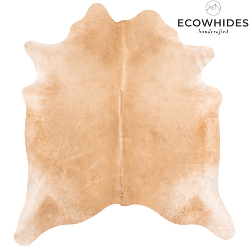Brazilian Beige Cowhide Rug Size 6'8" L x 6'0" W 4703
