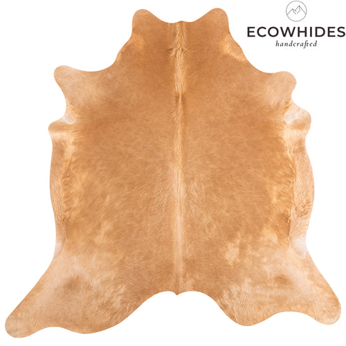 Brazilian Beige Cowhide Rug Size 6'5" L x 6'6" W 4704