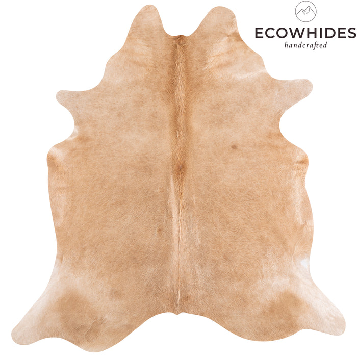 Brazilian Beige Cowhide Rug Size 6'9" L x 6'6" W 4705