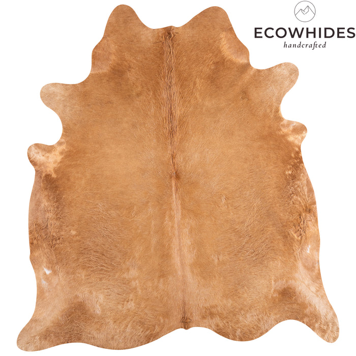 Brazilian Beige Cowhide Rug Size 7'6" L x 6'10" W 4713