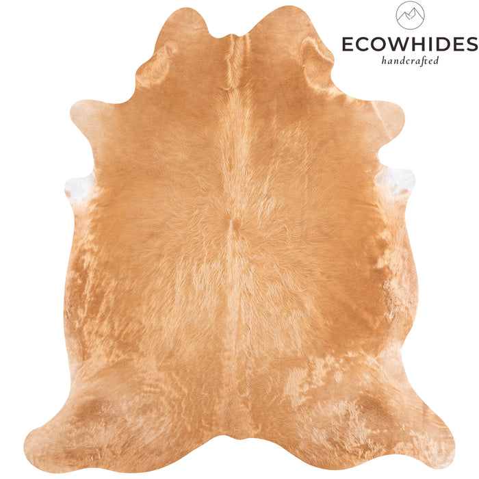 Brazilian Beige Cowhide Rug Size 7'5" L x 6'10" W 4714
