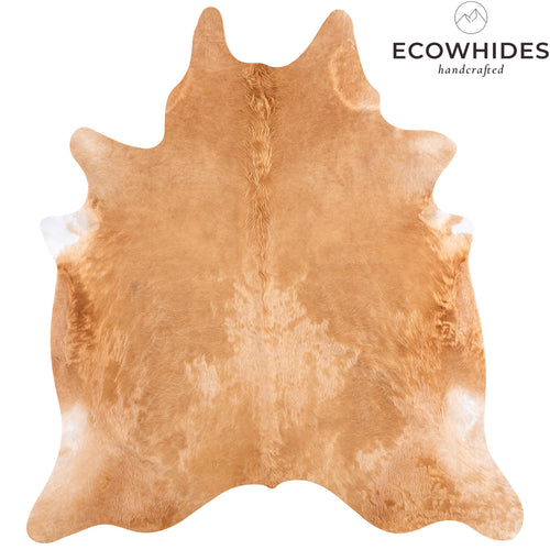 Brazilian Beige Cowhide Rug Size 7'10" L x 7'2" W 4717