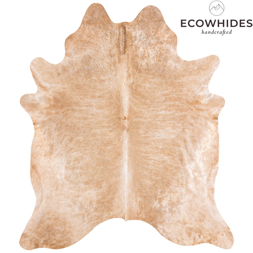 Brazilian Beige Cowhide Rug Size 8'1" L x 6'10" W 4720
