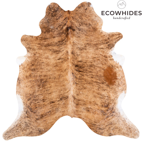Brazilian Brindle Cowhide Rug Size 7'3" L x 7'4" W 4733