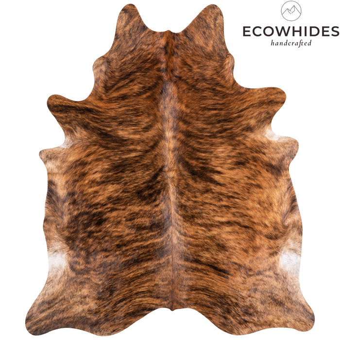 Brazilian Brindle Cowhide Rug Size 6'11" L x 6'0" W 4751