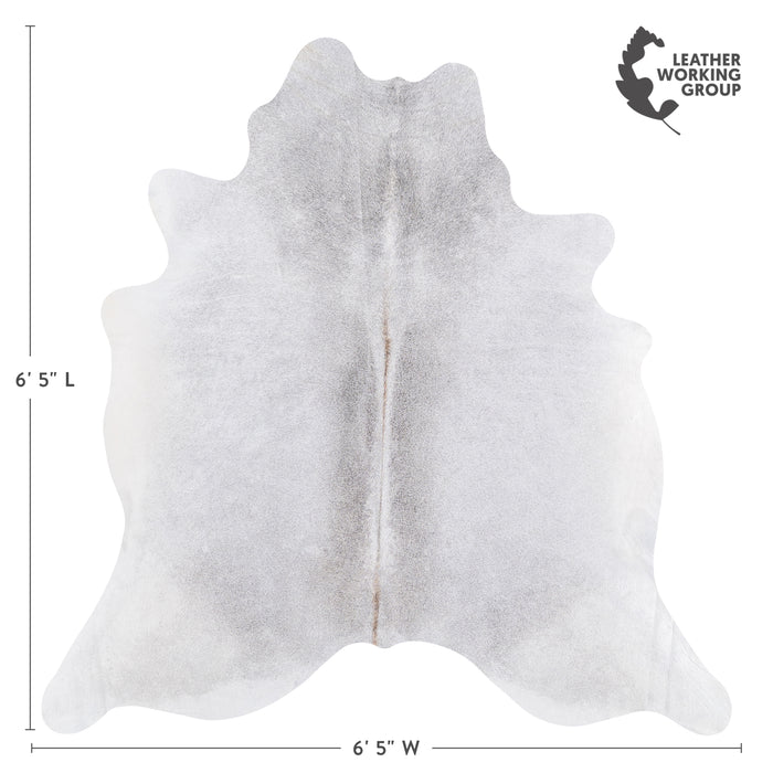 Brazilian Grey Cowhide Rug Size 6'5" L x 6'5" W 4806