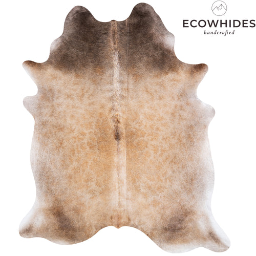 Brazilian Grey Palomino Cowhide Rug Size 7'9" L x 6'4" W 4887