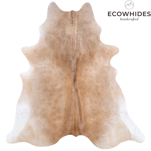 Brazilian Grey Palomino Cowhide Rug Size 7'7" L x 7'4" W 4888