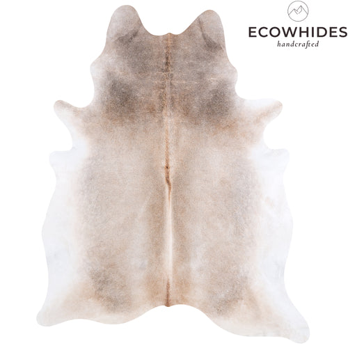 Brazilian Grey Palomino Cowhide Rug Size 9'5" L x 6'7" W 4894