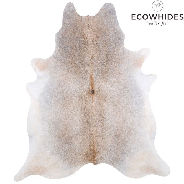 Brazilian Grey Palomino Cowhide Rug Size 7'8" L x 6'9" W 4905