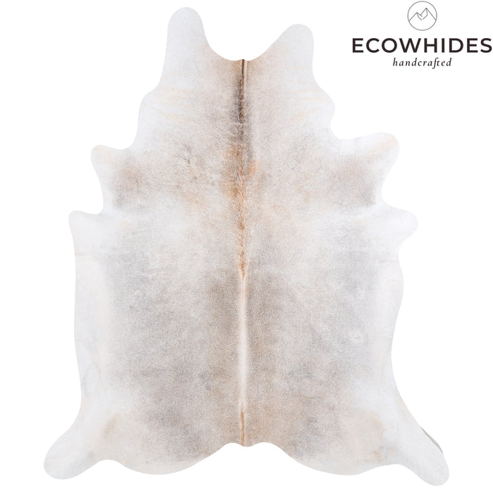 Brazilian Grey Palomino Cowhide Rug Size 7'8" L x 6'5" W 4912