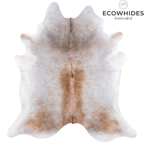 Brazilian Grey Palomino Cowhide Rug Size 7'11" L x 7'3" W 4921