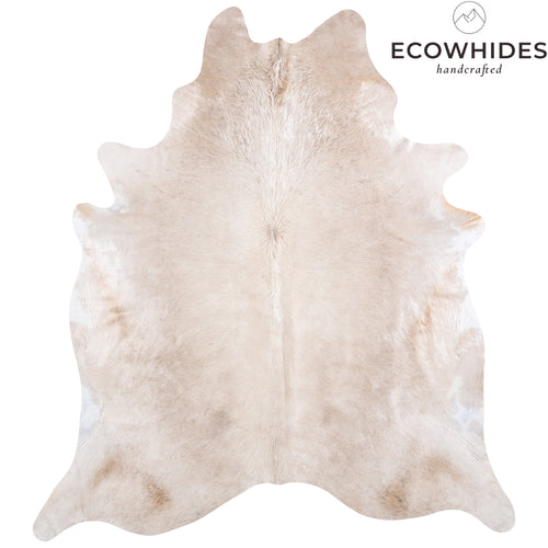 Brazilian Champagne Cowhide Rug Size 7'7" L x 7'0" W 4937